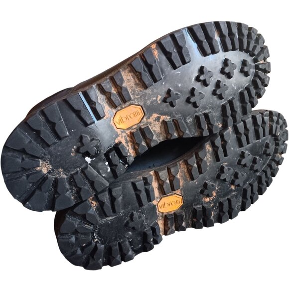 Mens 7.5 M Vintage Matterhorn 1949 Goretex Boots Combat Black Vibram Insulated - Picture 5 of 9